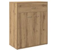 vidaXL Buffet chêne Artisanal 60x30x75 cm Bois d'ingénierie, Armoire, Placard, Buffet Haut, Armoire latérale, Armoire de Rangement
