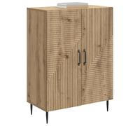 vidaXL Buffet Chêne Artisanal 66 x 34,5 x 89,5 cm Bois d'ingénierie, Buffet stylé, Rangement Vintage, armoires rectangulaires pour Salle à Manger, Solution spacieuse, Organisateur déco