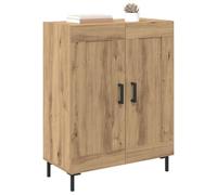 vidaXL Buffet Chêne artisanal 69,5×34×90 cm – Rangement spacieux, moderne