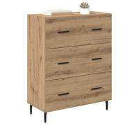 vidaXL Buffet Chêne artisanal avec tiroir 69,5 × 34 × 90 cm