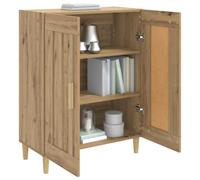 vidaXL Buffet Chêne Artisanal 69,5 x 34 x 90 cm Bois d'ingénierie,