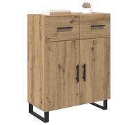 vidaXL Buffet Chêne Artisanal 69,5 x 34 x 90 cm Bois d'ingénierie