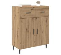 vidaXL Buffet Chêne artisanal moderne - Bois d'ingénierie 69,5×34×90 cm finition mate