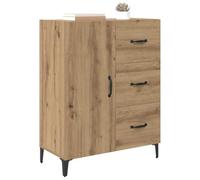 vidaXL Buffet Chêne artisanal 69,5 x 34 x 90 cm Bois d'ingénierie