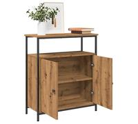 vidaXL Buffet chêne artisanal 70 x 30 x 80 cm Bois d'ingénierie Marron