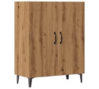 vidaXL Buffet chêne Artisanal 70x34x90 cm Bois d'ingénierie, Armoire, Armoire latérale, Armoire de Rangement, Armoire, Placard, Buffet Haut