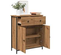 vidaXL Buffet chêne artisanal 70x41x56 cm bois d'ingénierie meuble buffet armoire de rangement de cuisine armoire de 857471