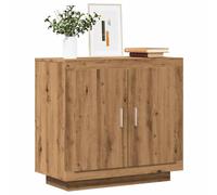 Vidaxl Buffet Chêne Artisanal 80x40x75 Cm Bois D'ingénierie Marron