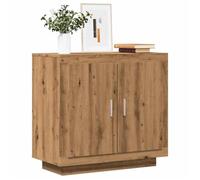 vidaXL Buffet chêne artisanal 80x40x75 cm bois d'ingénierie, meuble de rangement, meuble de rangement de cuisine, meuble de 856863