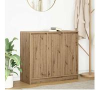 vidaXL Buffet chêne artisanal 85x34x76 cm Bois d'ingénierie