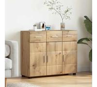 vidaXL Buffet Chêne artisanal 88,5 x 30,5 x 73 cm Bois d'ingénierie
