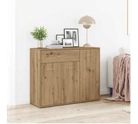 vidaXL Buffet chêne artisanal 88x30x70 cm bois d'ingénierie, meuble de rangement, meuble de rangement de cuisine, meuble de 861141