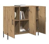 vidaXL Buffet Chêne Artisanal 90 x 34 x 80 cm Bois d'ingénierie