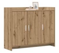 vidaXL Buffet Chêne Artisanal 98,5 x 33 x 80 cm Bois d'ingénierie