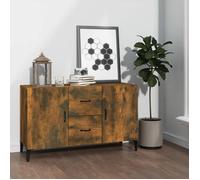 vidaXL Buffet Chêne fumé 817468 – Bois d'ingénierie – 100x36x60 cm