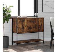 Vidaxl Buffet Chêne Fumé 100x36x85 Cm Bois D'ingénierie Marron