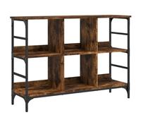 vidaXL Buffet chêne fumé 102x32x73,5 cm Bois d'ingénierie