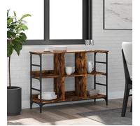 vidaXL Buffet chêne fumé 102x32x73,5 cm bois d'ingénierie 837724