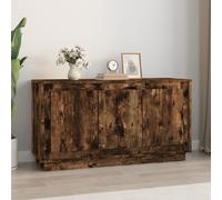 vidaXL Buffet chêne fumé 102x35x55 cm bois d'ingénierie 831890