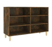 Vidaxl Buffet Chêne Fumé 103,5x35x70 Cm Aggloméré Multicolore