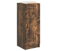 vidaXL Buffet Chêne fumé 33 x 34,5 x 87 cm Bois d'ingénierie, Salon, Buffet de Salle à Manger Moderne, Buffet avec Grand Rangement, Mobilier de Cuisine, Cabinet Utilitaire pour Organiser la Maison