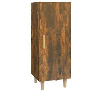 Vidaxl Buffet Chêne Fumé 34,5x34x90 Cm Bois D'ingénierie Multicolore