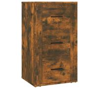 Vidaxl Buffet Chêne Fumé 40x33x70 Cm Bois D'ingénierie Marron