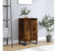 vidaXL Buffet chêne fumé 40x35x70 cm bois d'ingénierie Marron