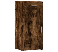 Vidaxl Buffet Chêne Fumé 40x42,5x93 Cm Bois D'ingénierie Multicolore