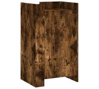 Vidaxl Buffet Chêne Fumé 45x35x75 Cm Bois D'ingénierie Marron