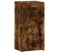 Vidaxl Buffet Chêne Fumé 45x42,5x93 Cm Bois D'ingénierie Multicolore