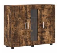 Vidaxl Buffet Chêne Fumé 55.5 X 29 X 100 Cm Bois D'ingénierie