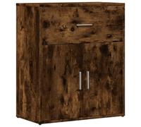 vidaXL Buffet 840468 chêne fumé 60x31x70 cm armoire de rangement