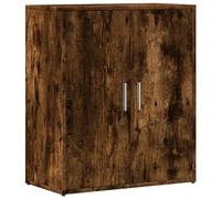 vidaXL Buffet chêne fumé 60x31x70 cm bois d'ingénierie, armoire de rangement, meuble d'entrée, meuble d'appoint, meuble de 840461