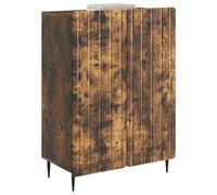 vidaXL Buffet Chêne fumé 66 x 34,5 x 92 cm Bois d'ingénierie, Buffet Rectangulaire Moderne, Rangement Spacieux, Cabinet pour Salle à Manger, Meuble en Bois d'Ingénierie, Design Minimaliste Chic