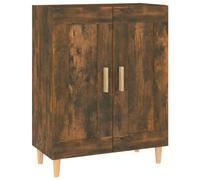 Vidaxl Buffet Chêne Fumé 69,5x34x90 Cm Bois D'ingénierie Multicolore
