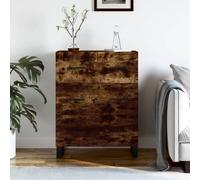 Vidaxl Buffet Chêne Fumé 69,5x34x90 Cm Bois D'ingénierie Multicolore