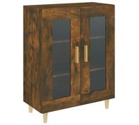 Buffet Gris Béton 69,5x34x90 cm Bois d'Ingénierie Armoire de Rangement vidaXL