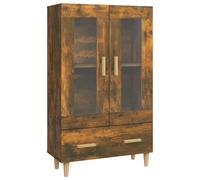 817477 vidaXL Buffet Chêne fumé 70x31x115 cm Bois d'ingénierie