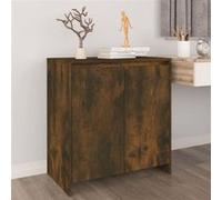 vidaXL Buffet Chêne fumé 70x41x75 cm Bois d'ingénierie813002 Brun G