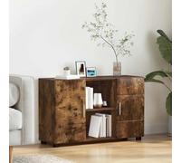vidaXL Buffet Chêne fumé 88,5 x 30,5 x 55,5 cm Bois d'ingénierie