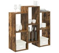 vidaXL Buffet Chêne fumé 90 x 30 x 90 cm – Salon moderne, meuble de rangement stylé