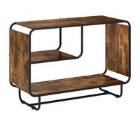 vidaXL Buffet Chêne fumé 93.5 x 37.5 x 64.5 cm Bois d'ingénierie