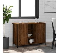 Vidaxl Buffet Chêne Marron 100x35x70 Cm Bois D'ingénierie Marron