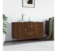 Vidaxl Buffet Chêne Marron 100x36x60 Cm Bois D'ingénierie Marron