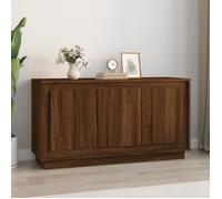 vidaXL Buffet chêne marron 102x35x55 cm bois d'ingénierie 831892