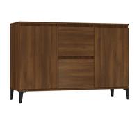 Buffet Chêne Marron 104X35X70 Cm Bois D'ingénierie