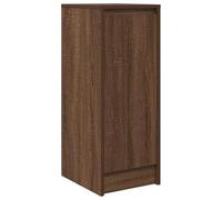 vidaXL Buffet chêne Marron 29,5x34x76 cm Bois d'ingénierie, Meuble de Rangement, Meuble de Rangement de Cuisine, Meuble de Rangement de Salon