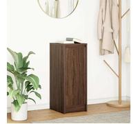 vidaXL Buffet chêne Marron 29,5x34x76 cm Bois d'ingénierie, Meuble de Rangement, Meuble de Rangement de Cuisine, Meuble de Rangement de Salon