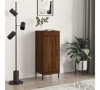 vidaXL Buffet Chêne marron 34,5x34x90 cm Bois d'ingénierie830459 Marron G